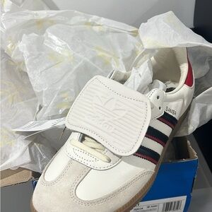 Adidas Samba Kids Sneakers - White, Black, and Red